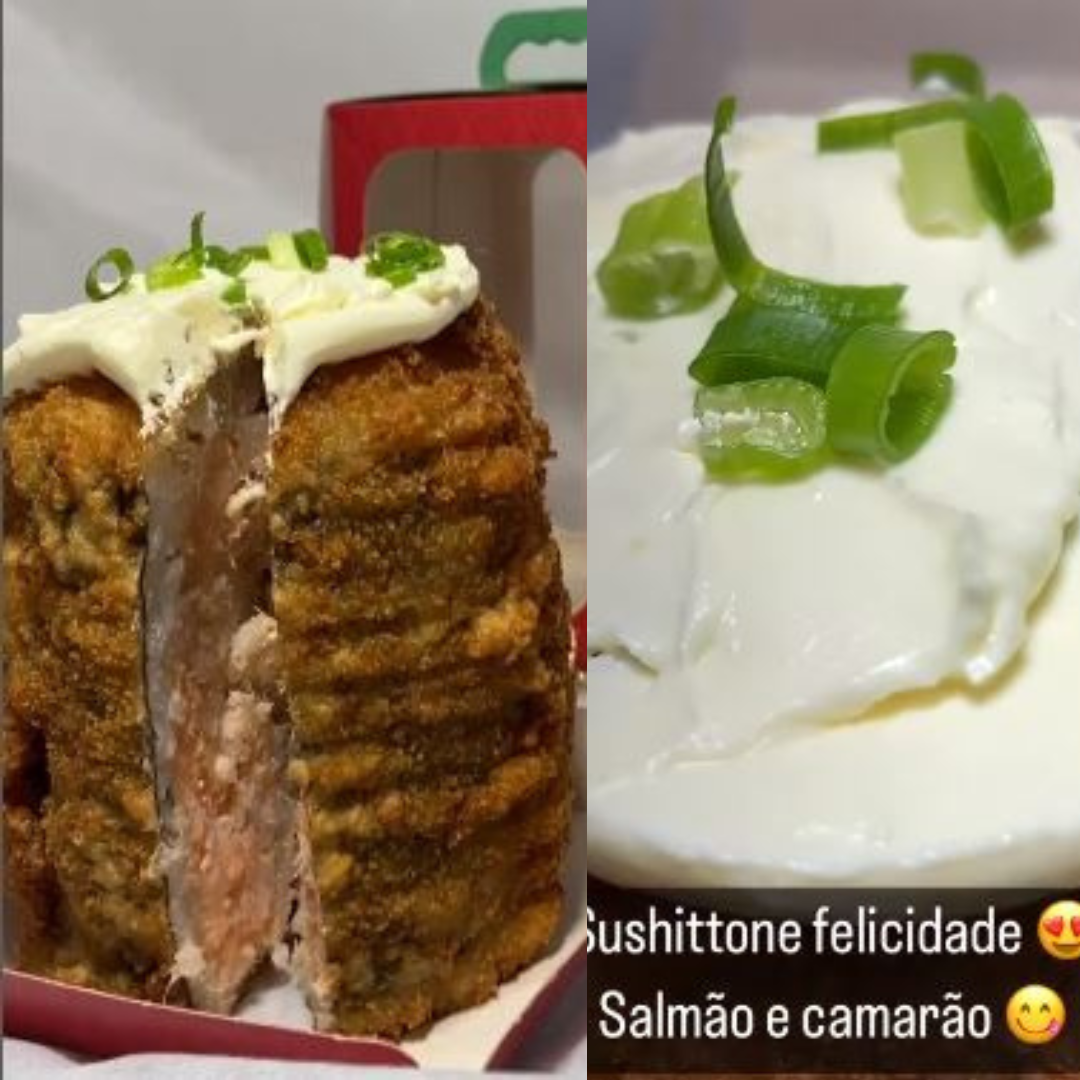 Sushittone, panetone de hot filadélfia