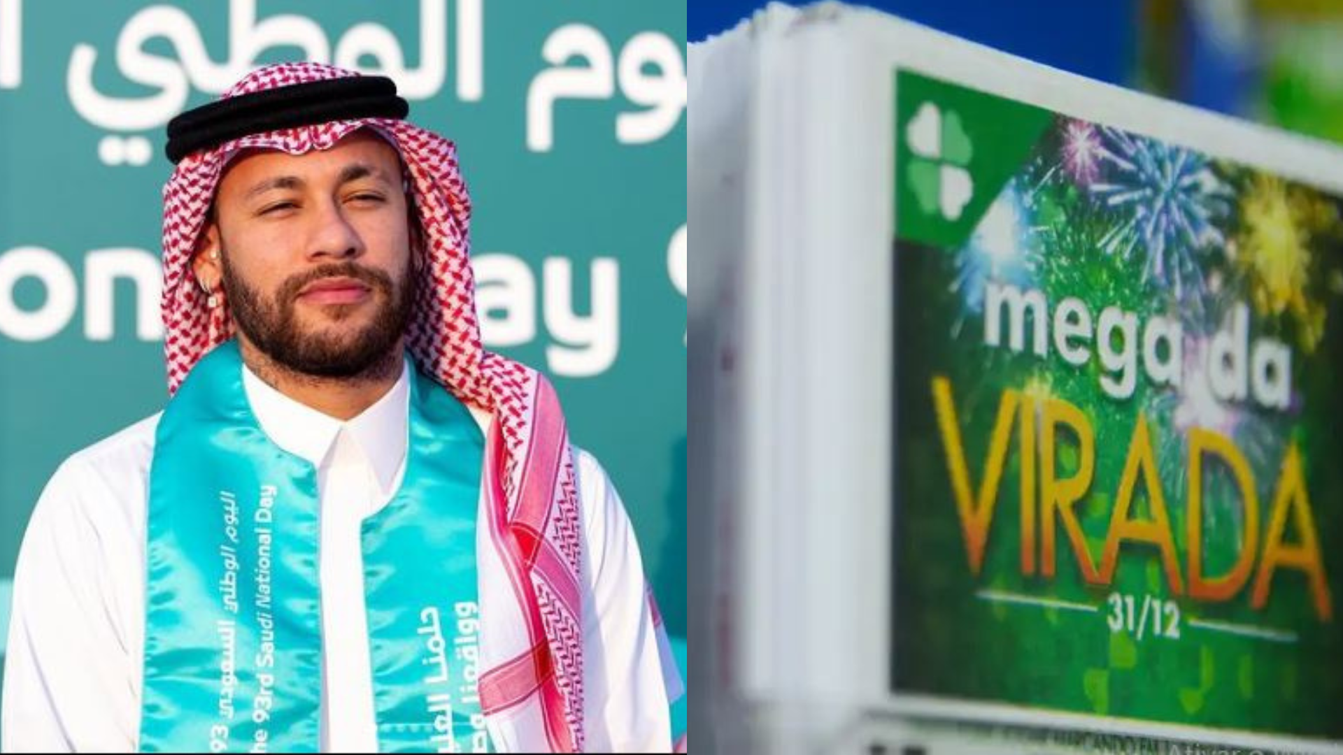 Neymar e aposta Mega da Virada