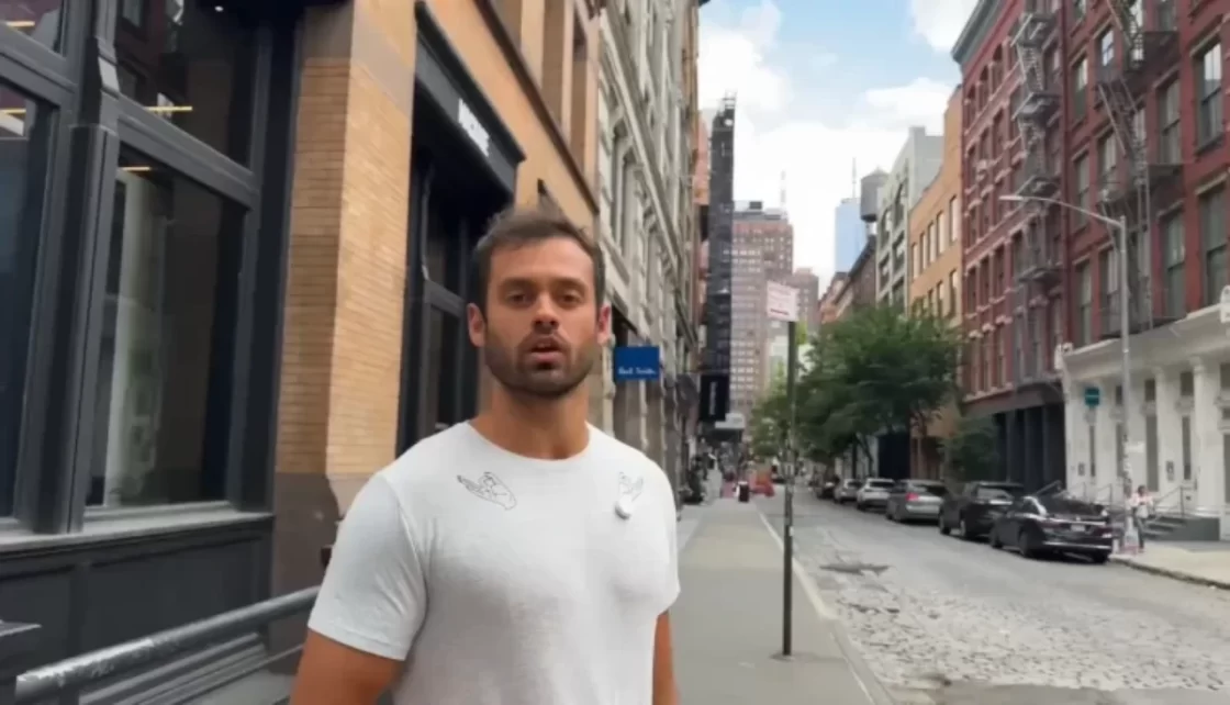Rafael Gratta na rua