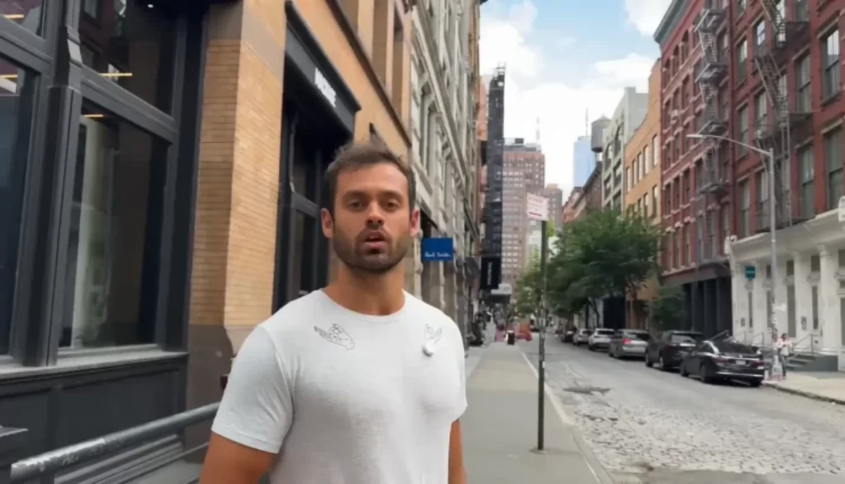 Rafael Gratta na rua