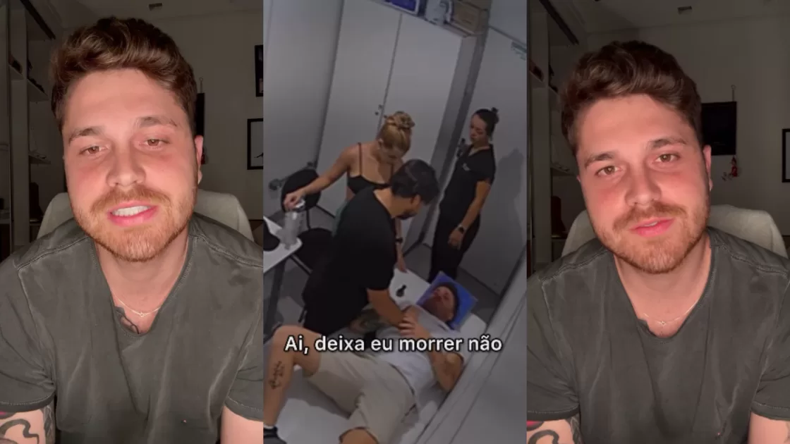 Gustavo Tubarão tem ataque de pânico na academia e compartilha vídeo