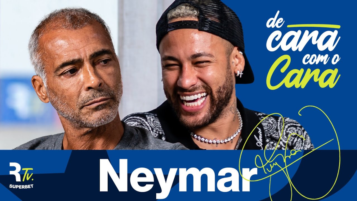 Neymar com Romário Onde assistir