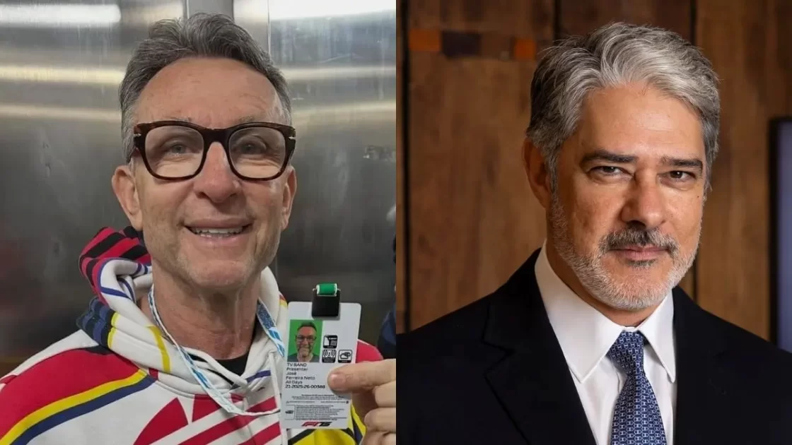 Craque Neto e William Bonner (Foto: arquivo pessoal | Globo/ João Cotta)