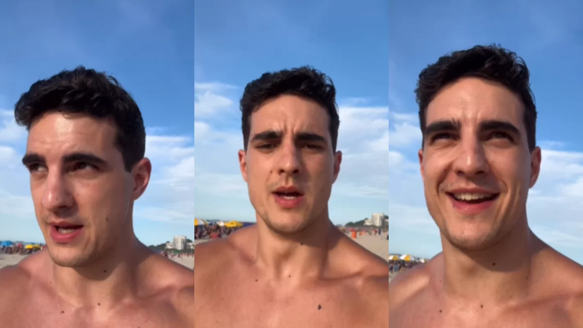 Quem é Nino Fallard, influencer francês que levou cantada de repórter do Mais Você